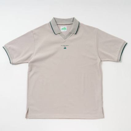 SALVAGE PUBLIC】SVKA5008/Kulina Pohapoha Vneck Polo S/S/GY/L