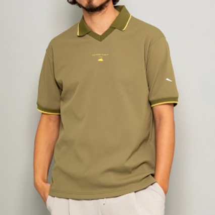 SALVAGE PUBLIC】SVKA5008/Kulina Pohapoha Vneck Polo S/S/OLI/L