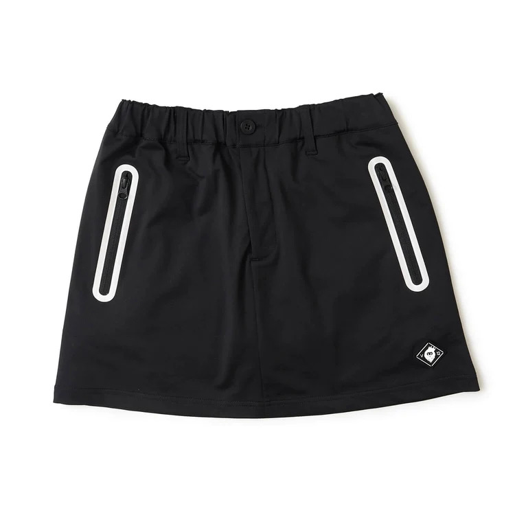 V12】V122620-SK03/SEAL PK SKIRT/BK/1