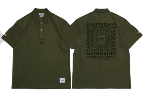 UNBIND】UN2238-05/DEPTH LOGO POLO/XL/GREEN