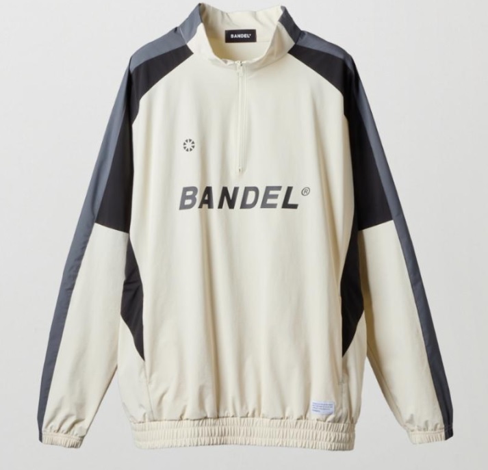 BANDEL】BNS-5AUHZB/HALF ZIP JK/L/BEI