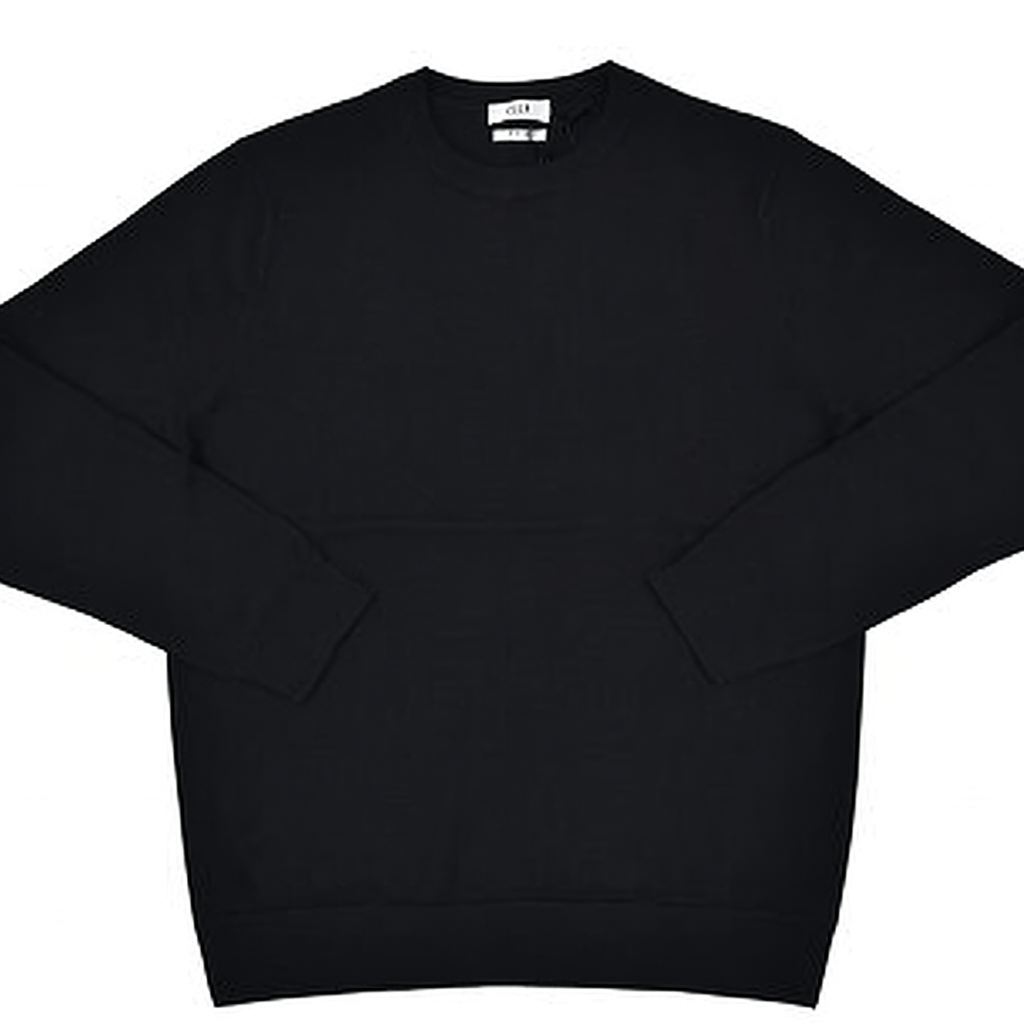 THESUNGOLF】25504549/ハイゲージクルーネックセーター/XL/BK