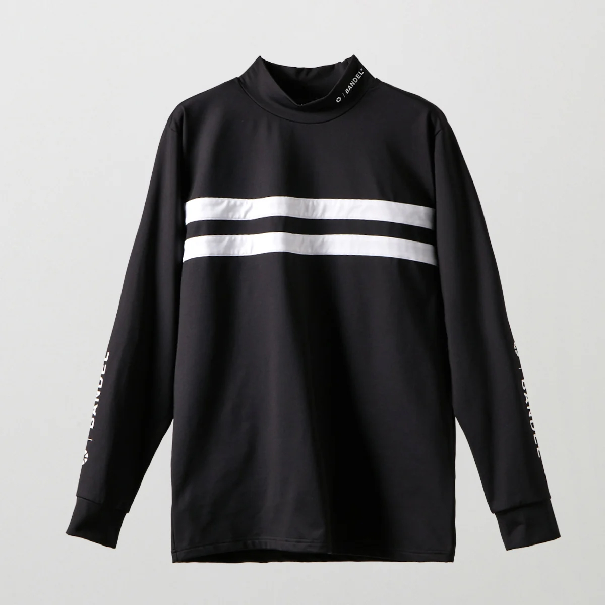 BANDEL】BGS-6ACLMC-4-BK/チェストラインL/S モックネック/BK/L