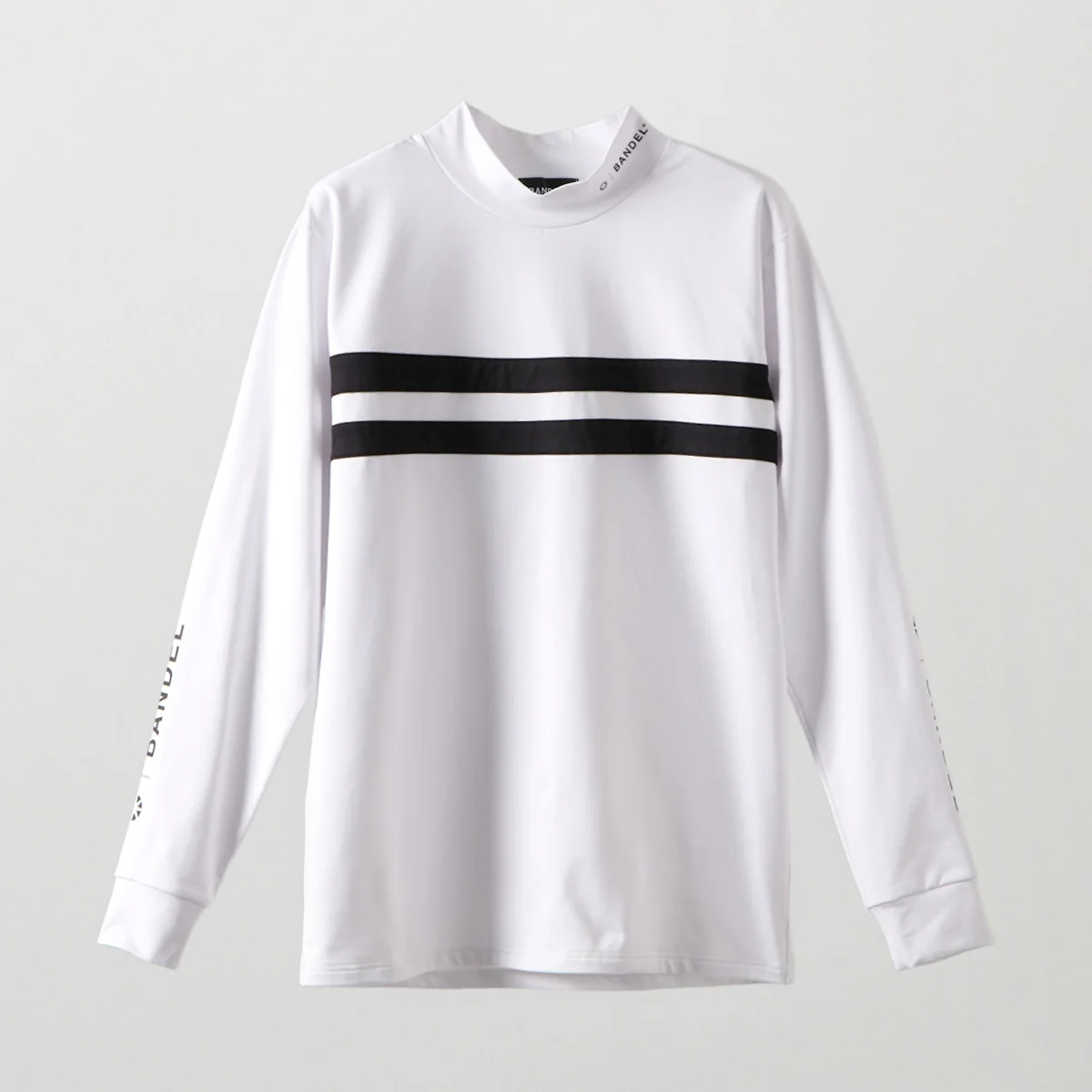BANDEL】BGS-6ACLMC-5-WH/チェストラインL/S モックネック/WH/XL