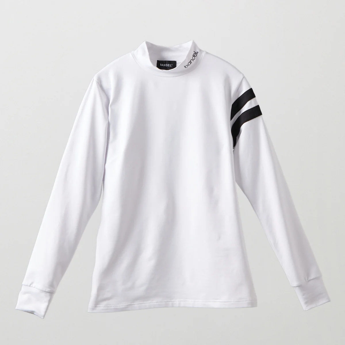 BANDEL】BGS-W6ASLMC-3-WH/ウィメンズ スリーブラインL/Sモックネック/WH/M
