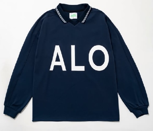 SALVAGE PUBLIC】SVKA5018/Alapaina Vneck Polo L/S/NV/L