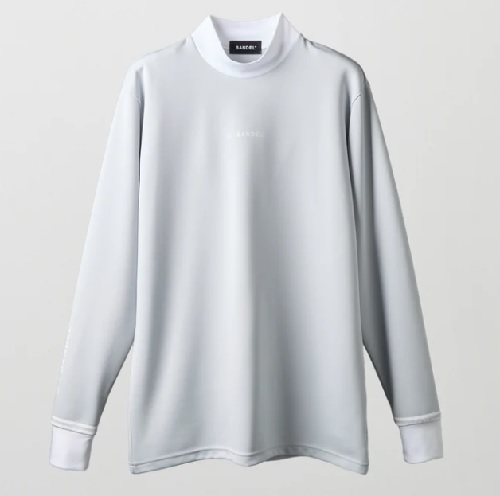 BANDEL】BGS-5ABLMC/BICOLOR MOCKNECK SHIRTS/L/GY
