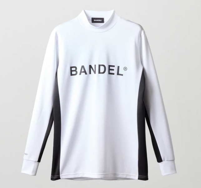 BANDEL】BGS-5AISMC/INSEAM SWITCH MOCKNECK SHIRTS/L/WH