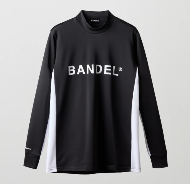 BANDEL】BGS-5AISMC/INSEAM SWITCH MOCKNECK SHIRTS/L/BK
