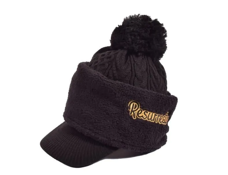 Resurrection】BE34KNCAP02/ニットＣＡＰ/BK