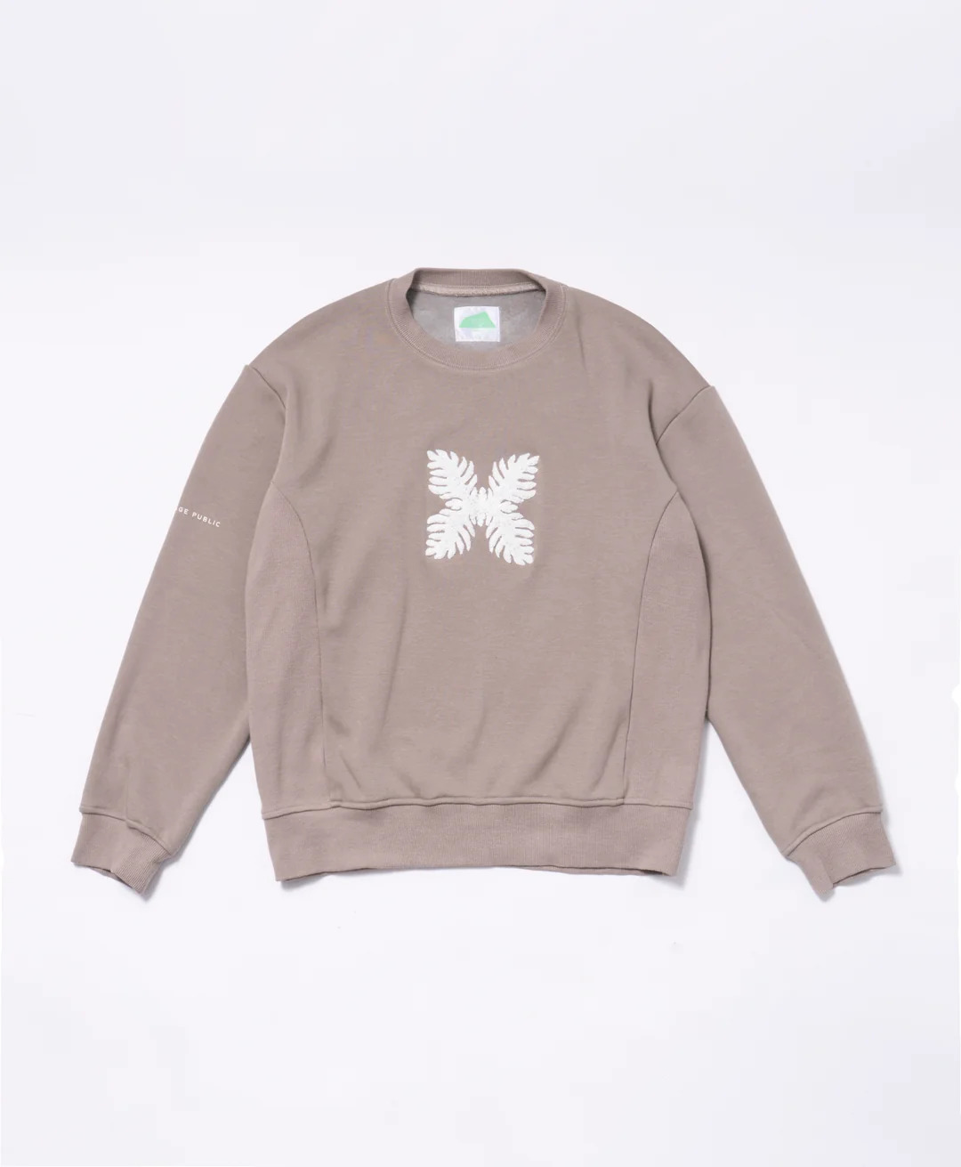 SALVAGE PUBLIC】SVKA6012/Mahana Crewneck/GREIGE/M
