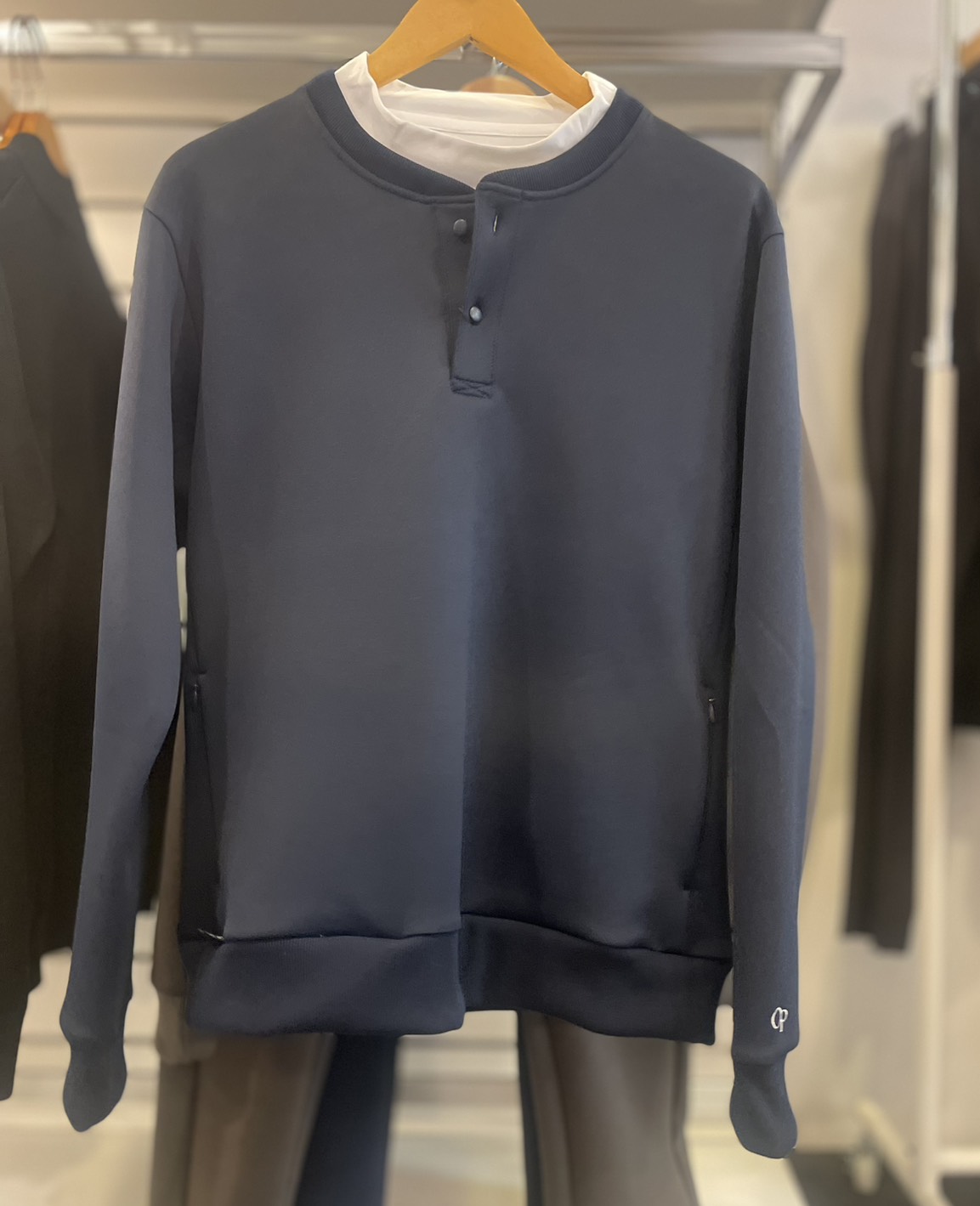 THESUNGOLF】PSTSGAW003/ダンボールプルオーバー/NV/XL