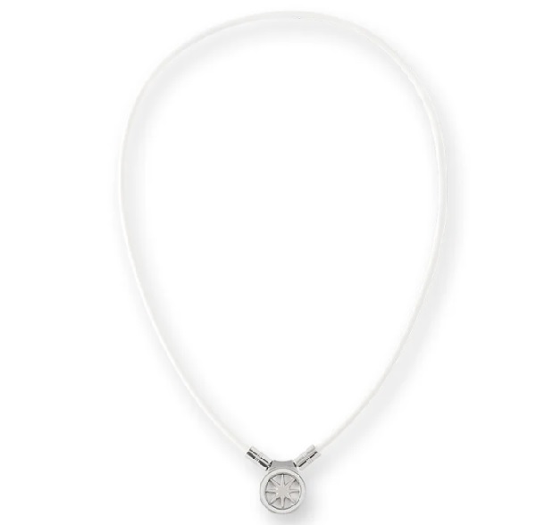 BANDEL】HLCFNE2WS43/HealthcareNecklaceEarthmini 2.0/WH SV 43cm