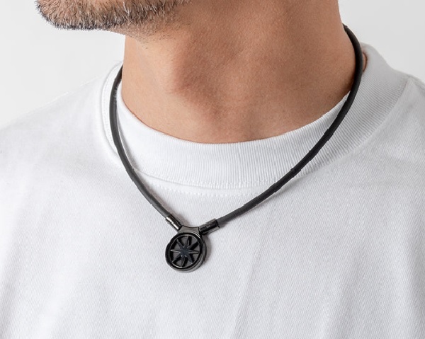 BANDEL】HLCNE2AB47/Healthcare Necklace Earth 2.0/All Black 47cm