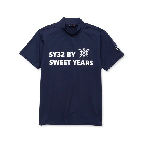 SY32】11305-4/MOCKNECK SHIRTS/XL/NAVY