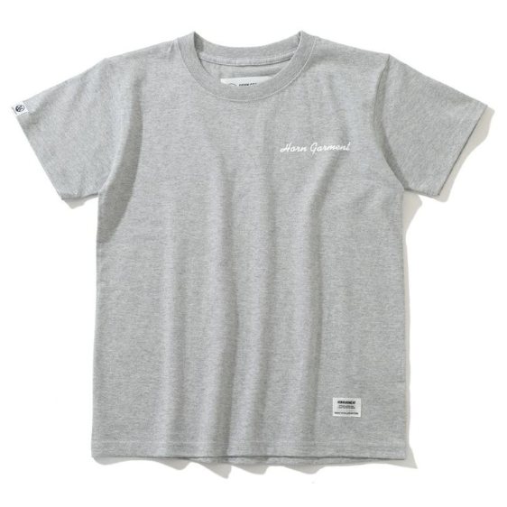 HORNGARMENT】HCM-4A-AA07/S/S TEE/48/GY