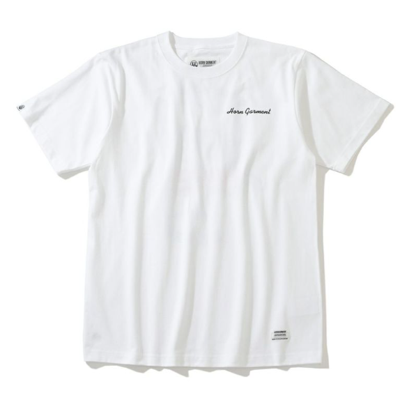 HORNGARMENT】HCM-4A-AA07/S/S TEE/42/WH