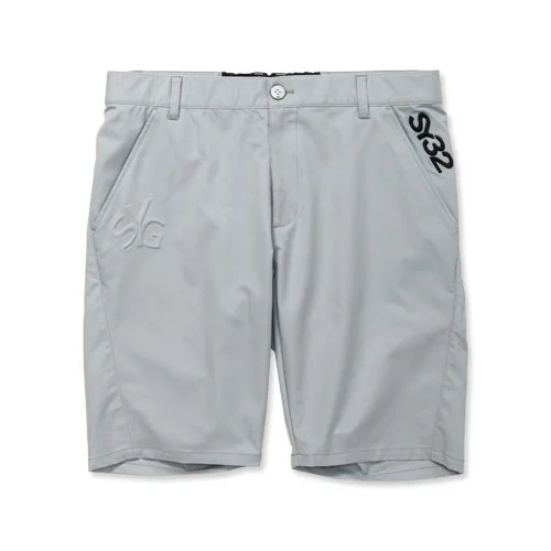 SY32】SYG-23ABS18  SYG BIG EMBOSS HALF PANTSM GRAY