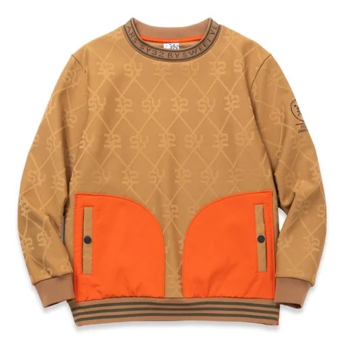 SY32】SYG-24A036BONDING SYG JAQUARD CREW NECK/L/CAM