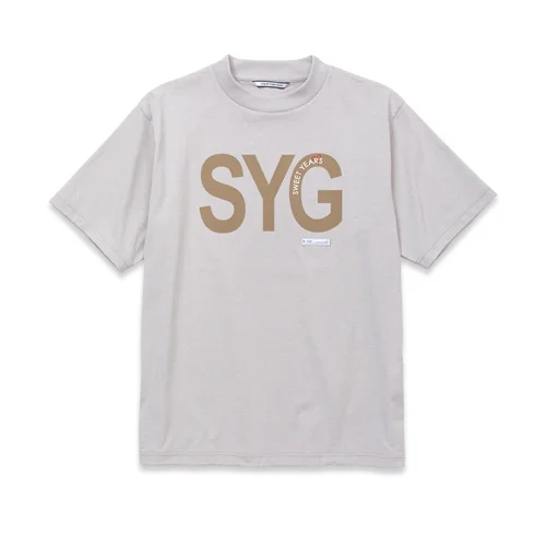 SY32】SYG-24S29/QUATTRO SEVEN RECYCLE HIGH NECK MOCK-T/M/L.BEIGE