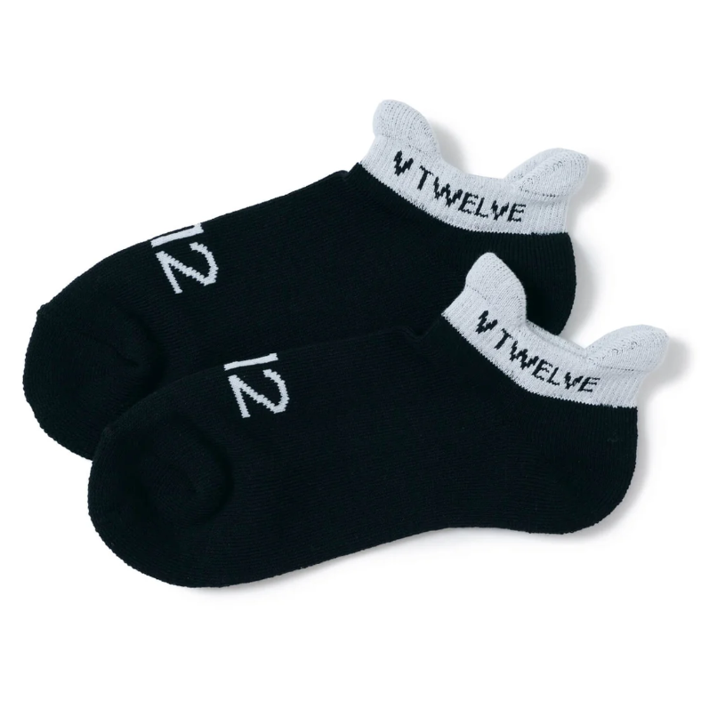 V12】V122410-AC08/VT ANKLE SOCKS/FREE(25-27cm)/BK