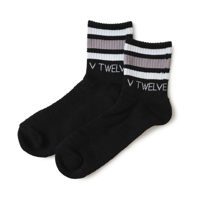 V12】V122420-AC05 AD SOCKS/FREE/BK