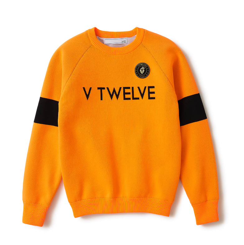 V12】V122420-KN02ARM KNIT/XL/ORANGE