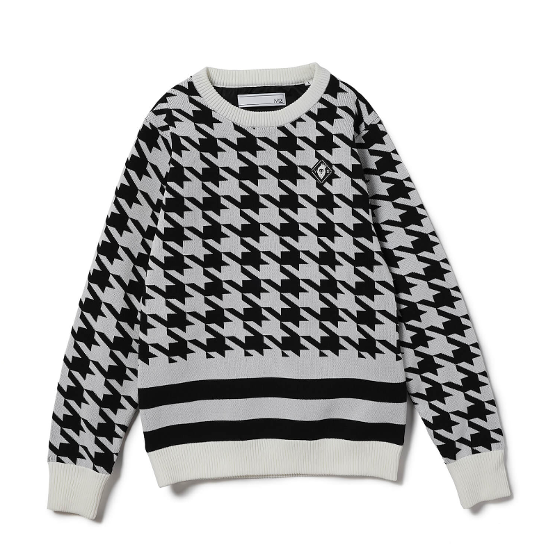 V12】V122421-KN03TOOTH KNIT/L/WHITE