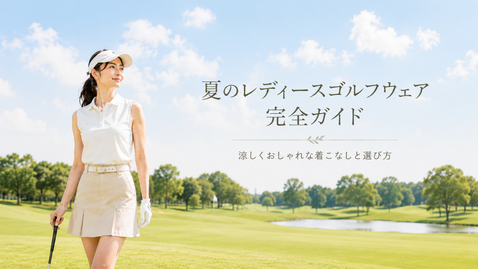 夏のレディースゴルフウェアのアイキャッチ画像